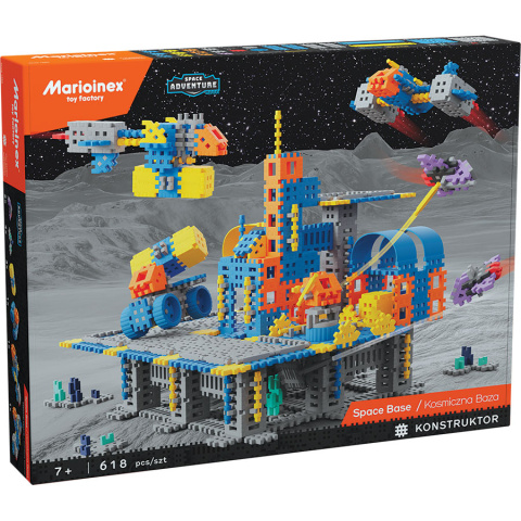 Mini Wafle Konstruktor Baza kosmiczna 618 el. Klocki